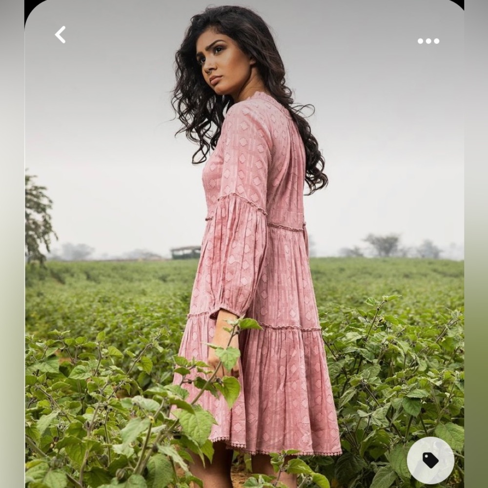 Khara Kapas tiered dress